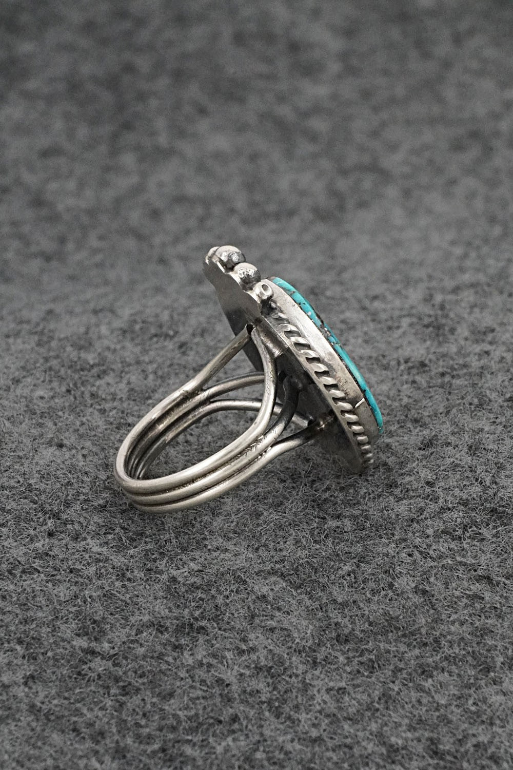 Turquoise & Sterling Silver Ring - Rena Begay - Size 6