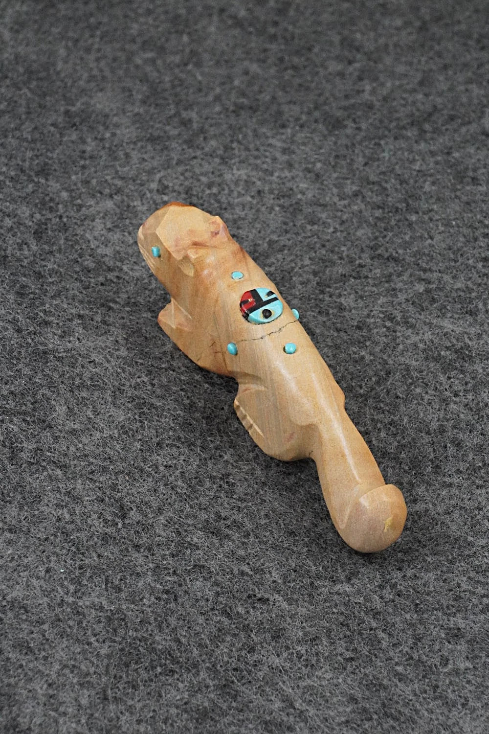 Mountain Lion Zuni Fetish Carving - Danette Laate