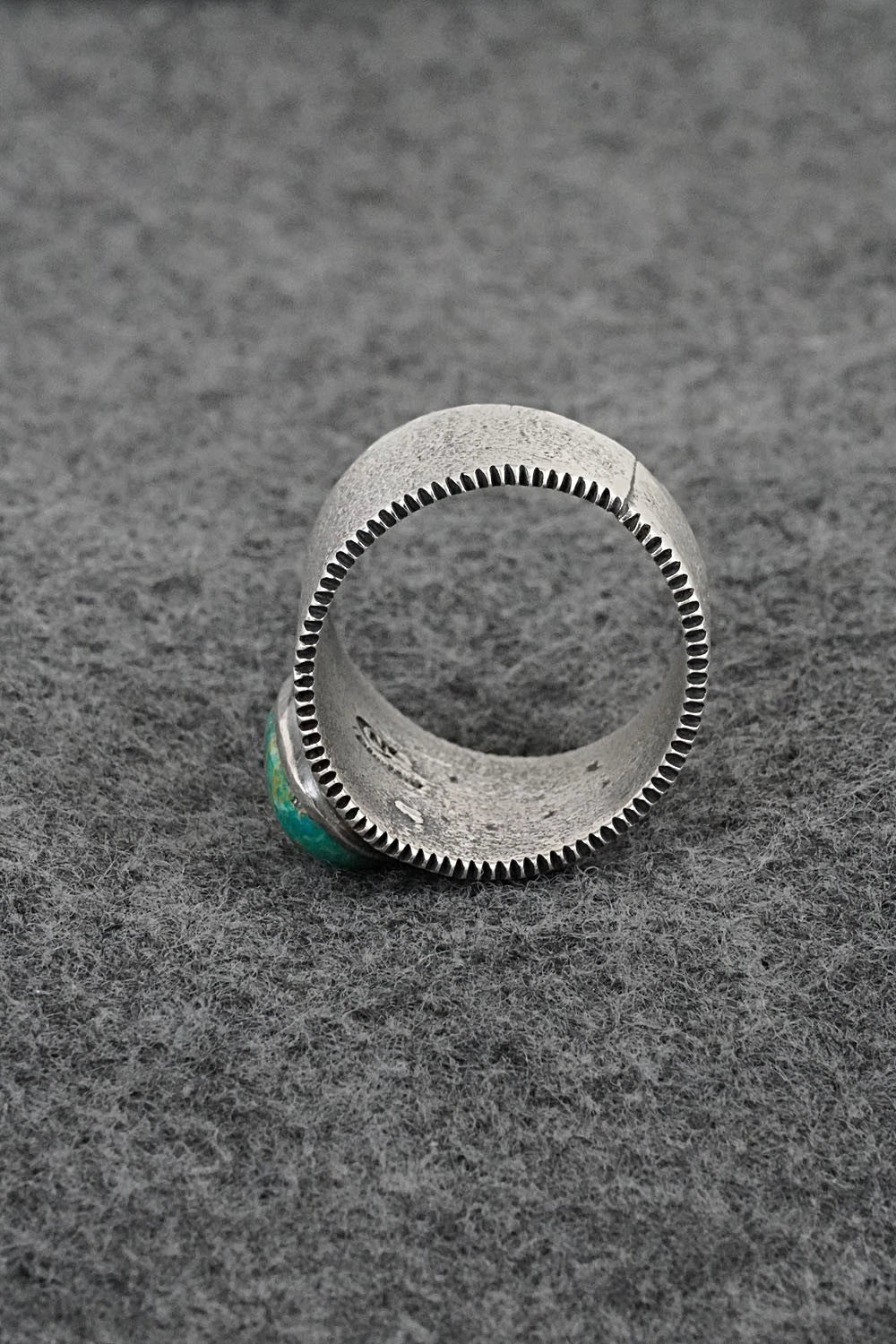 Turquoise & Sterling Silver Ring - Cody Noble - Size 11.75