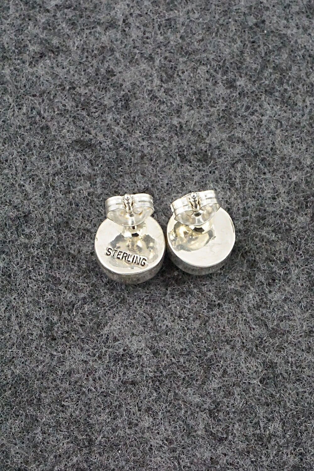 Turquoise & Sterling Silver Earrings - Marco Begaye