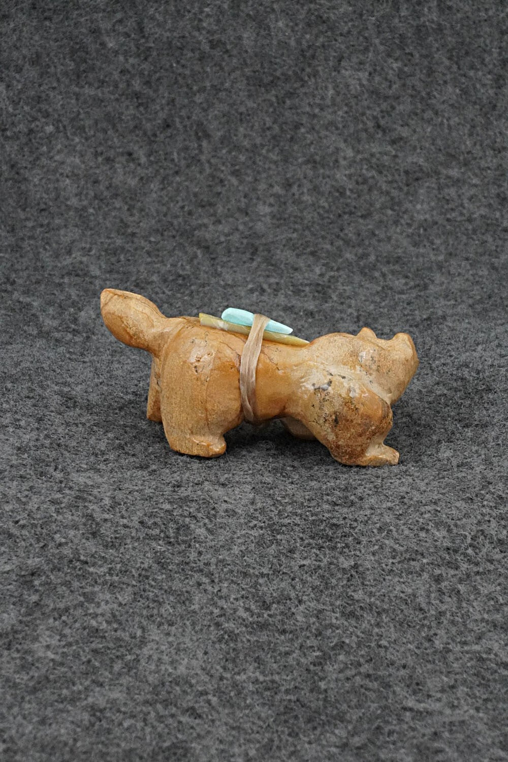 Fox Zuni Fetish Carving - Freddie Leekya