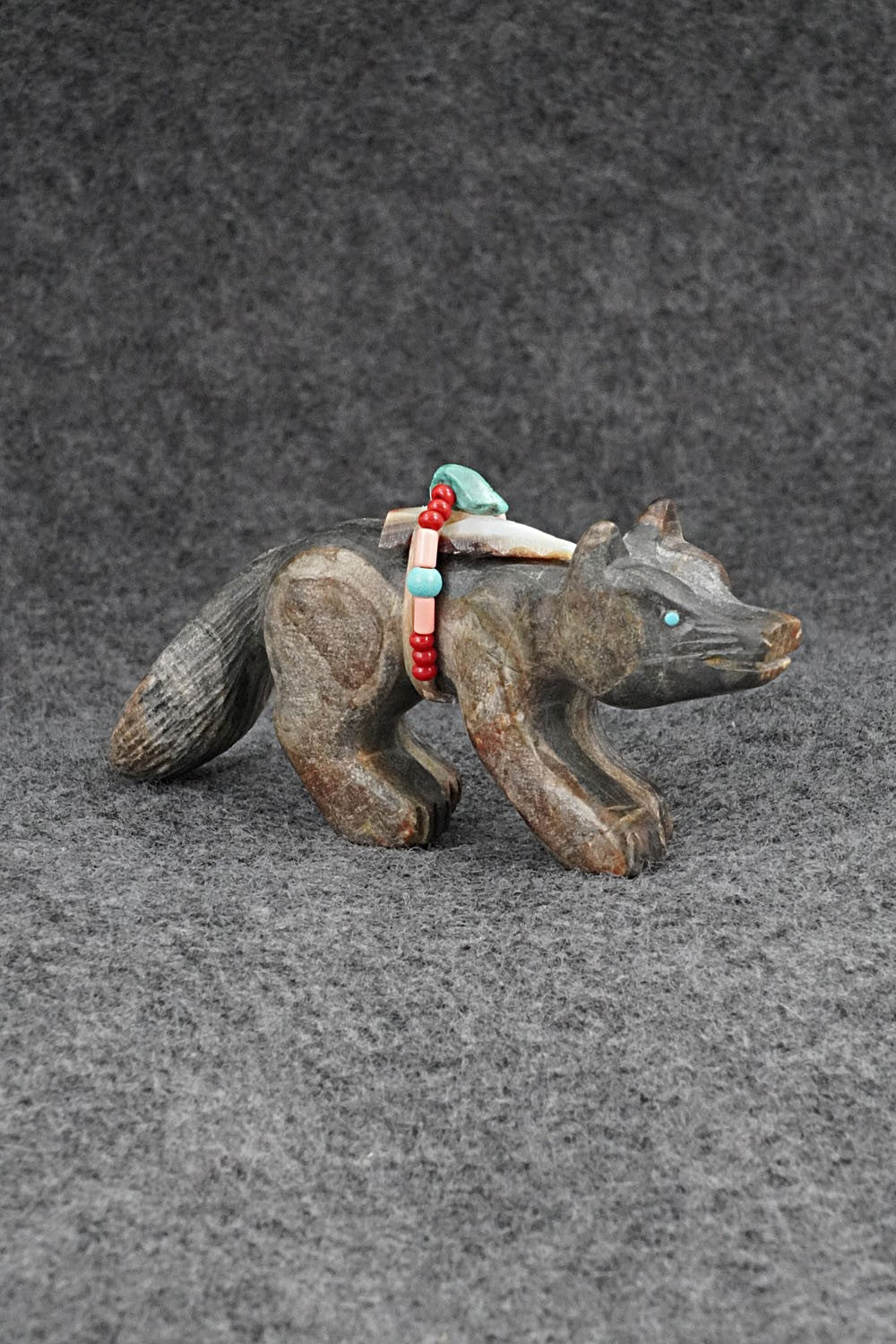 Wolf Zuni Fetish Carving - Douglas Martza