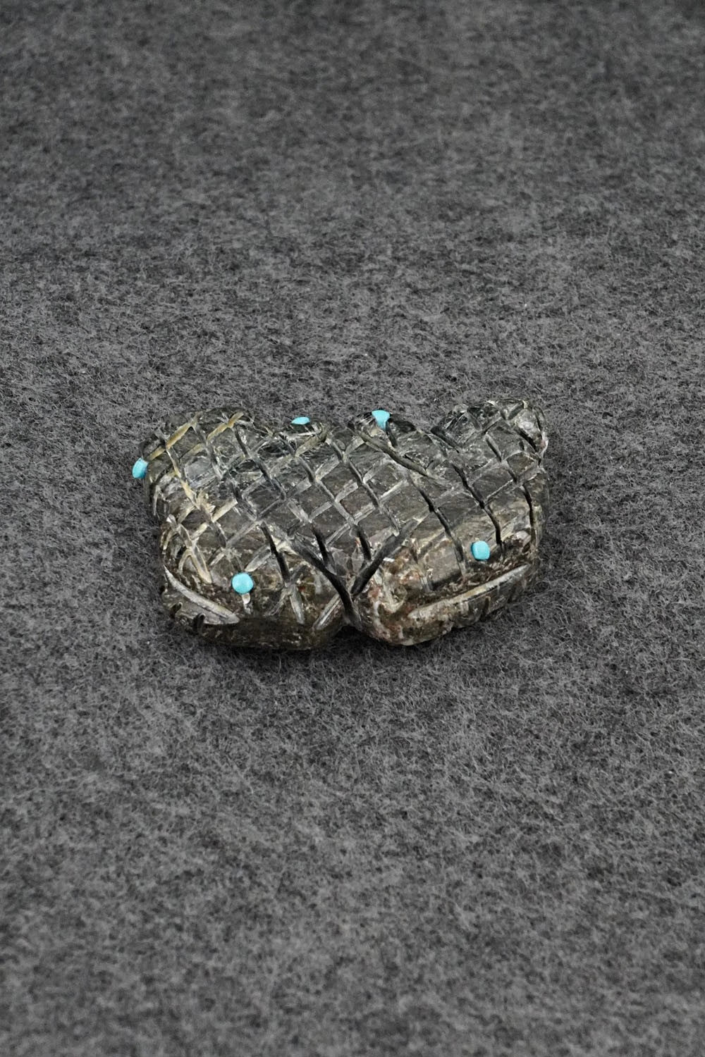 Horned Toad Zuni Fetish Carving - Alexander Chavez