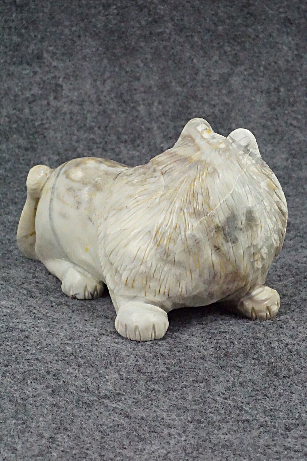 Lion Zuni Fetish Carving - Wilfred Cheama