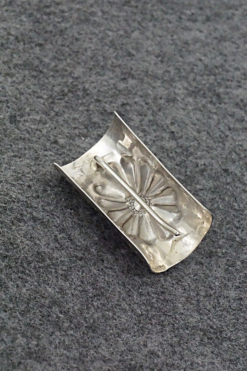 Turquoise & Sterling Silver Hair Pin - Arlene Soce