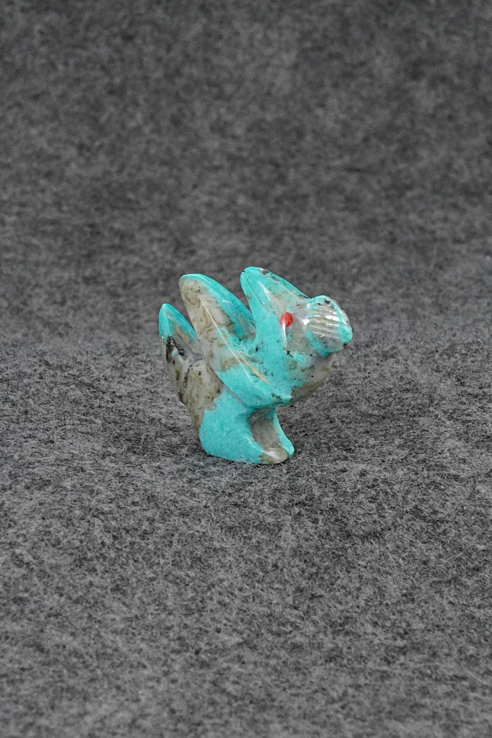 Dinosaur Zuni Fetish Carving - Kenric Laiwakete