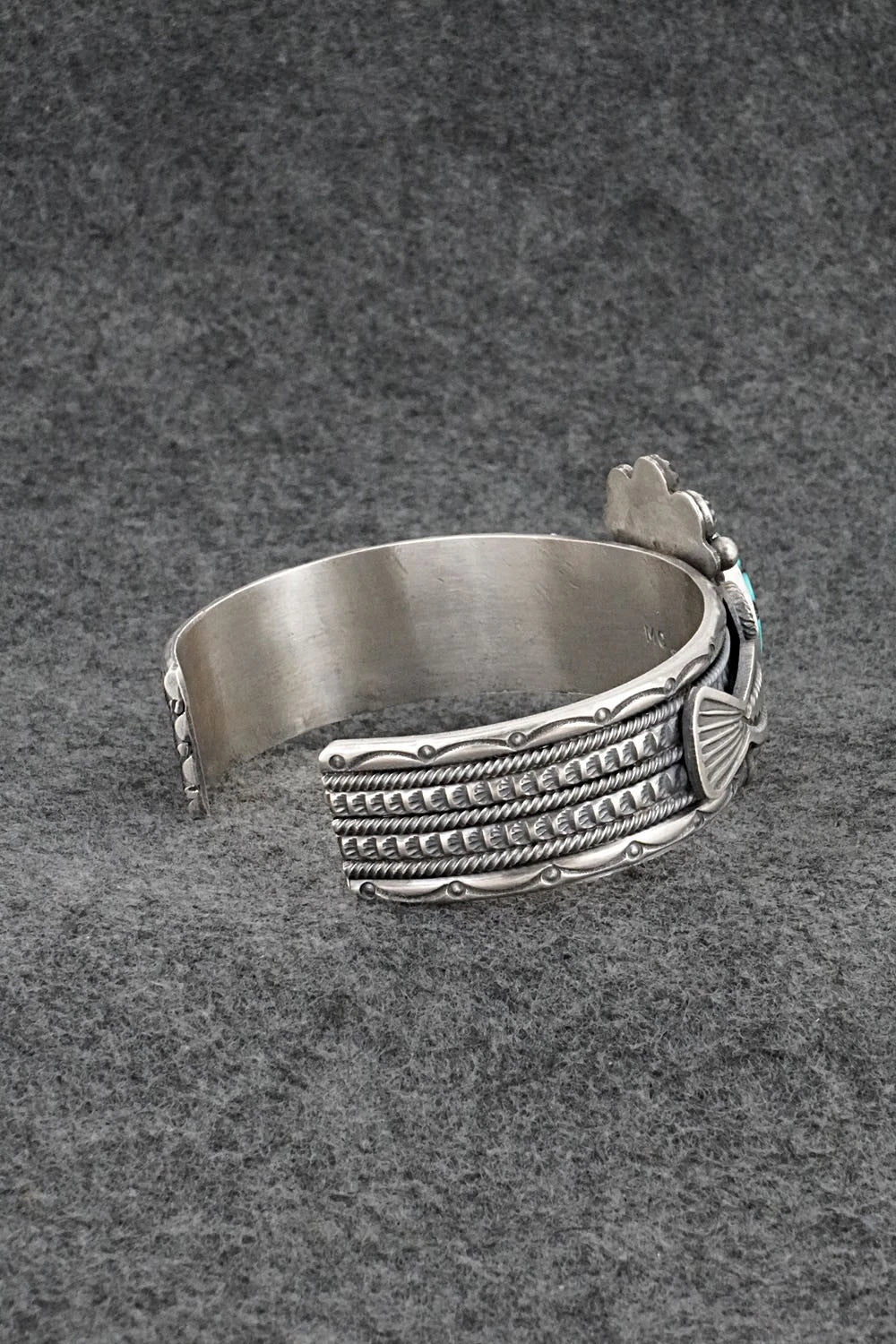Turquoise & Sterling Silver Bracelet - Michael Calladitto