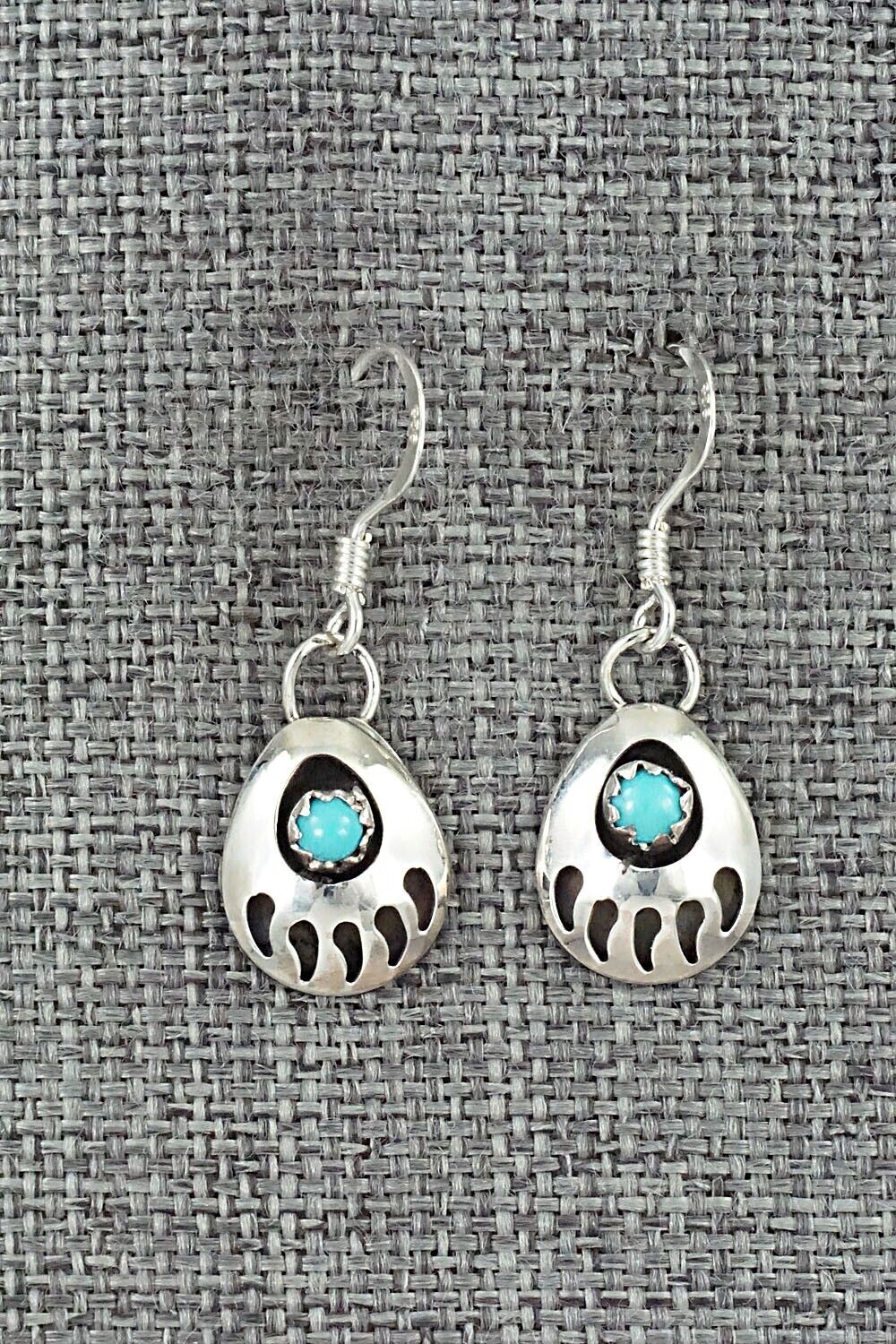 Turquoise & Sterling Silver Earrings - Janice Spencer