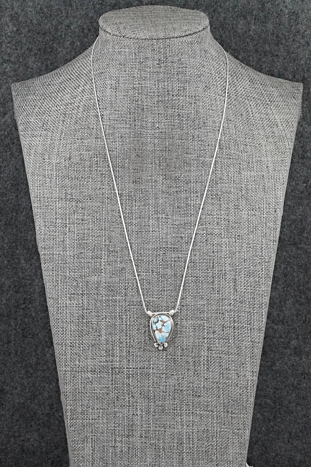 Turquoise & Sterling Silver Necklace - Sharon McCarthy