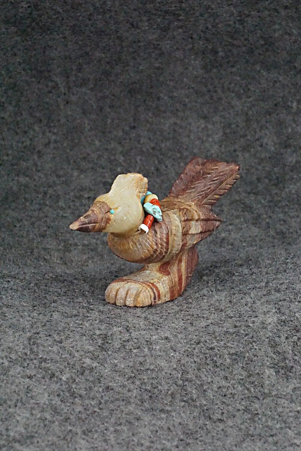 Roadrunner Zuni Fetish Carving - Douglas Martza