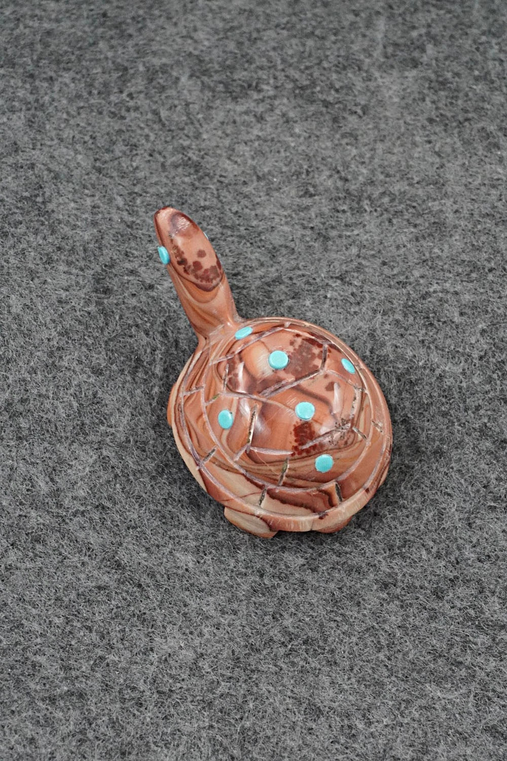 Turtle Zuni Fetish Carving - Ronnie Lunasee