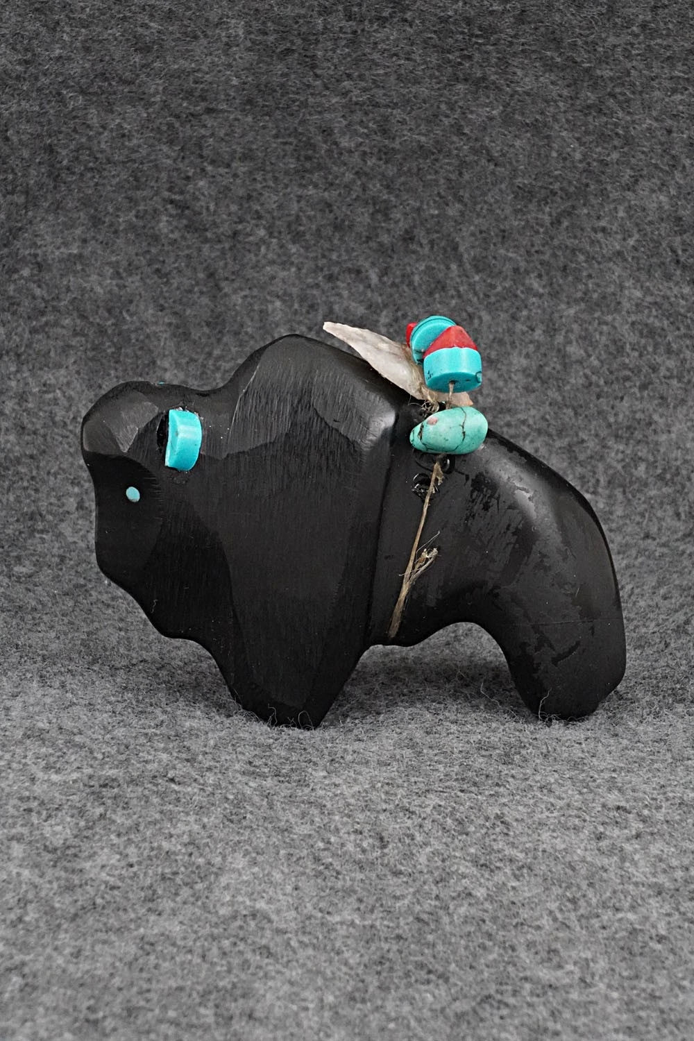 Buffalo Zuni Fetish Carving - Braden Peynetsa