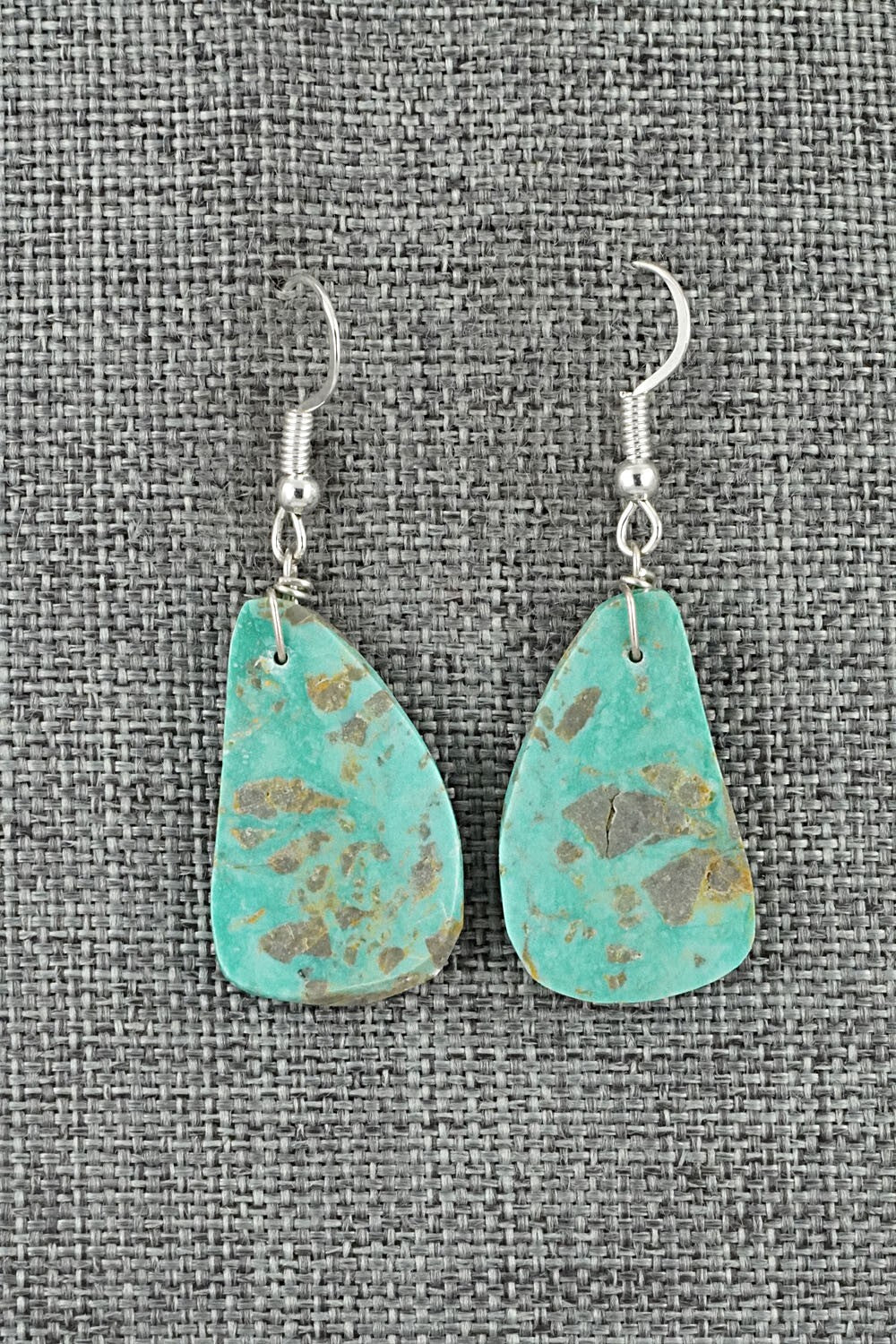 Turquoise & Sterling Silver Earrings - Tammy Nolcot