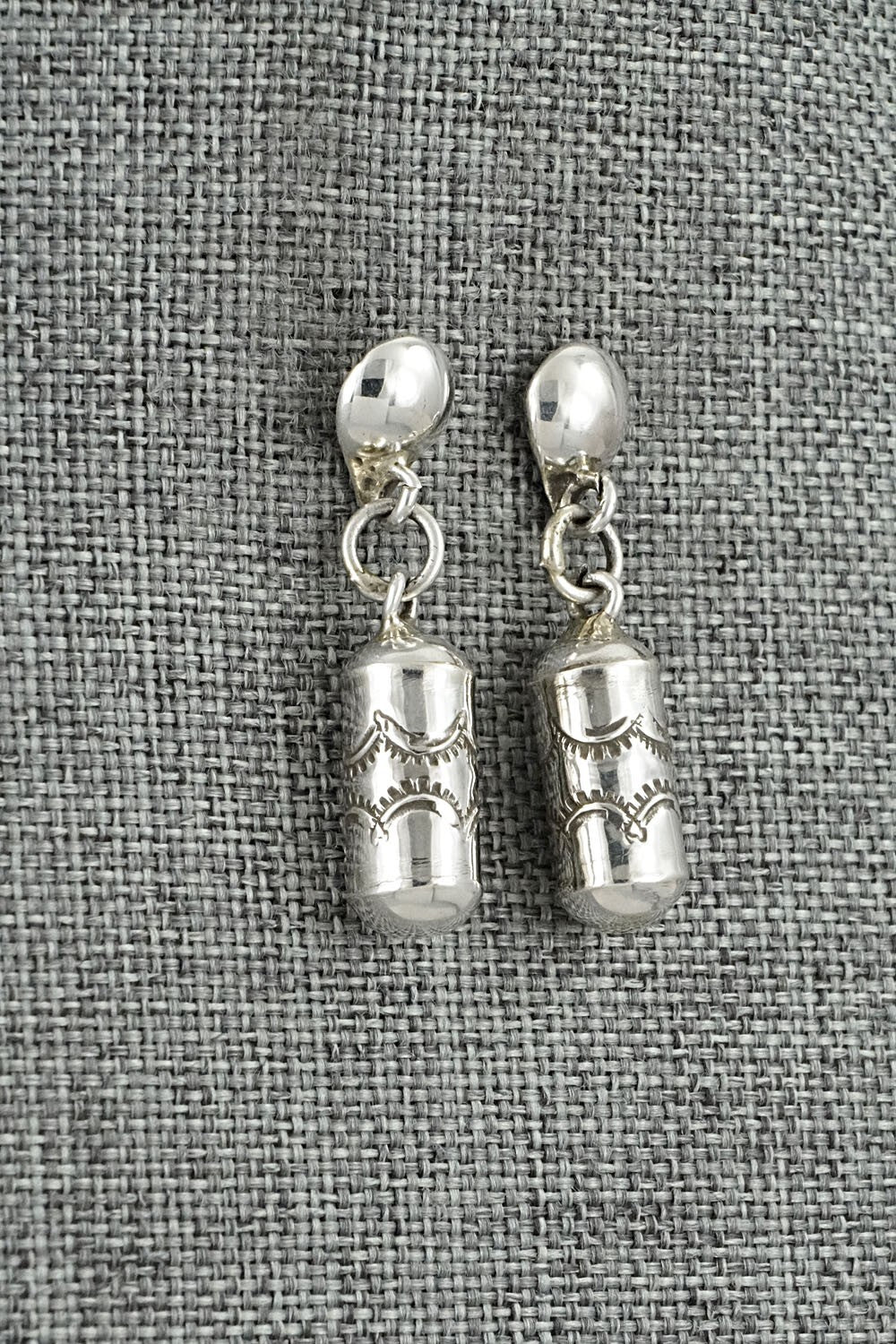 Sterling Silver Earrings - Kim Yazzie