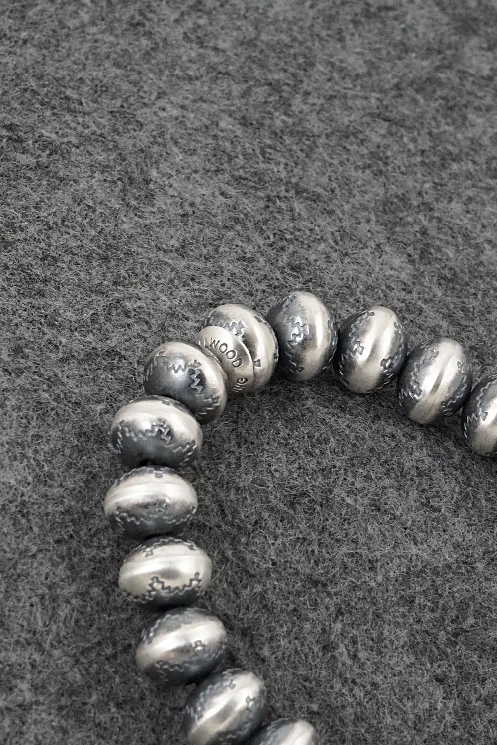 Sterling Silver Navajo Pearl Bracelet - Bryannen Halwood