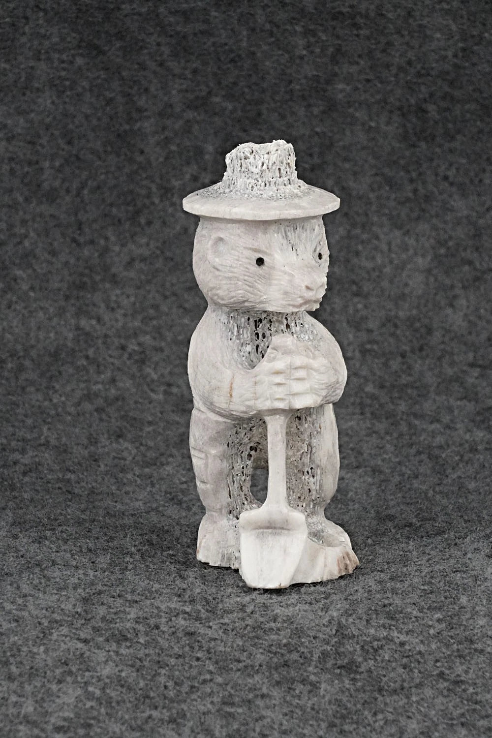 Smokey Bear Zuni Fetish Carving - Chris Peina