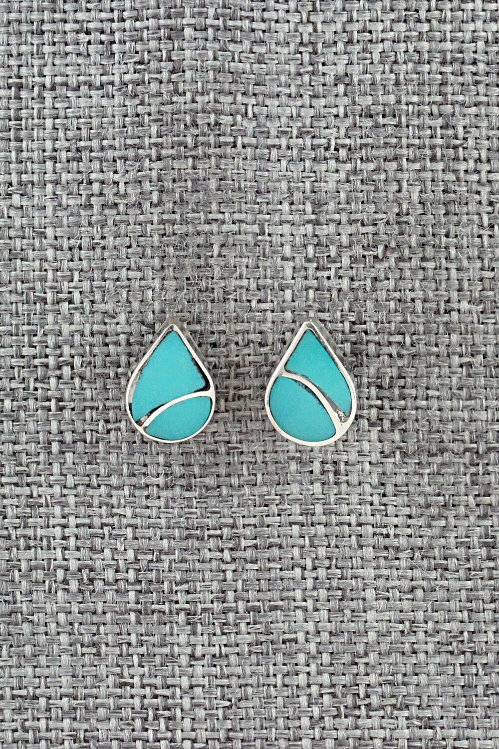 Turquoise & Sterling Silver Earrings - Lynelle Johnson