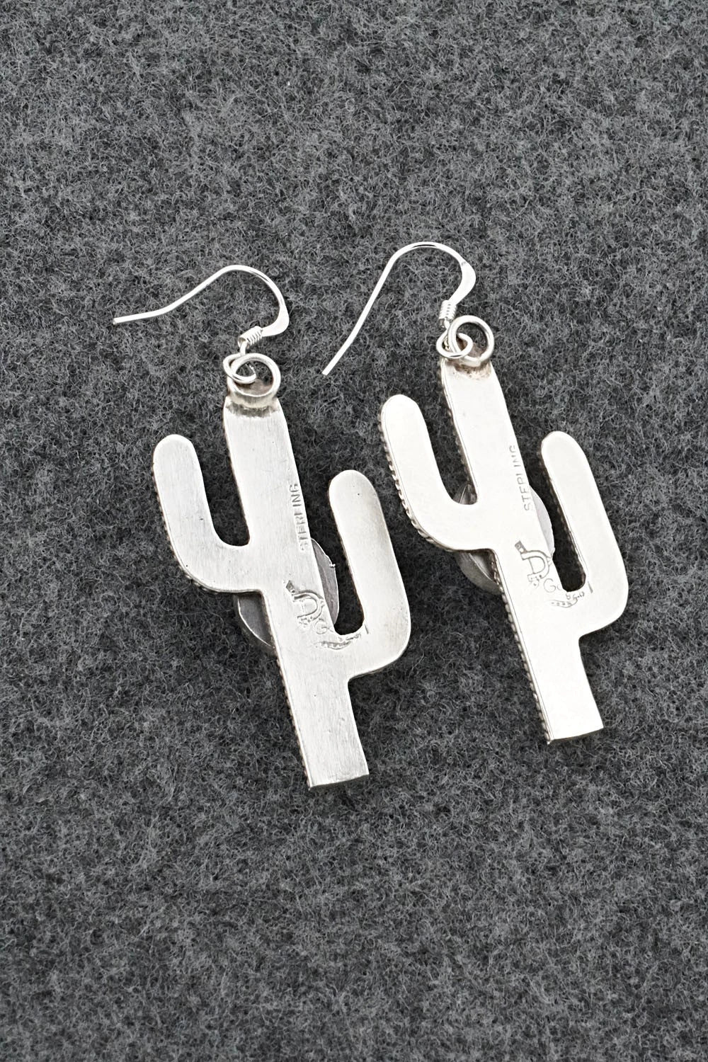 Turquoise & Sterling Silver Earrings - Annette Chiquito
