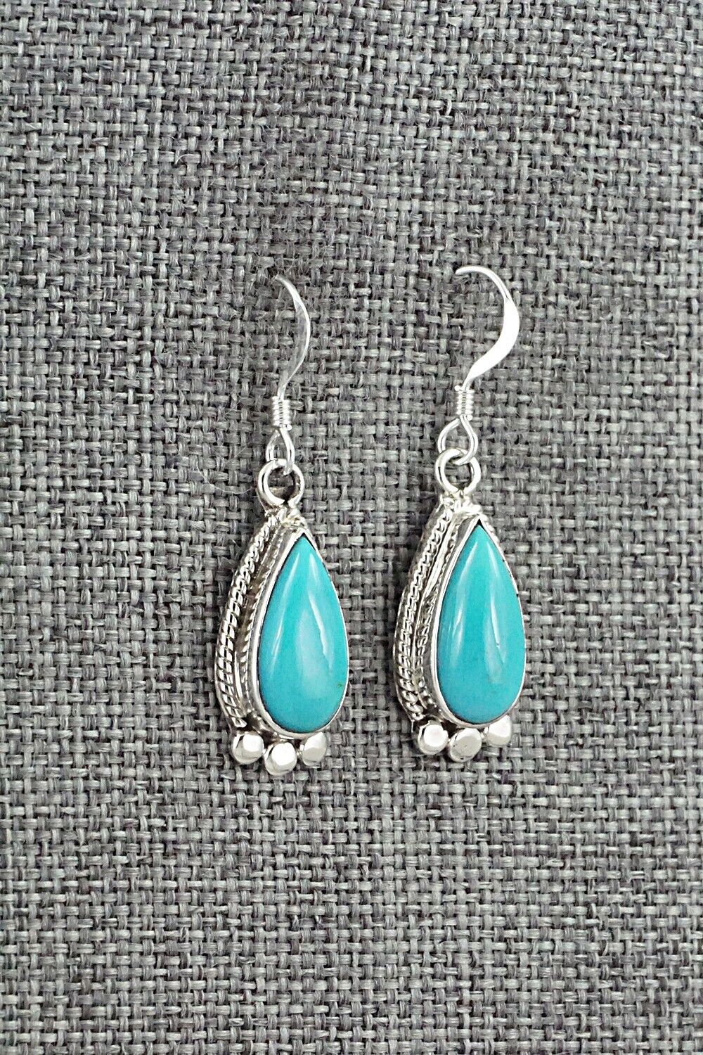 Turquoise and Sterling Silver Earrings - Sharon McCarthy