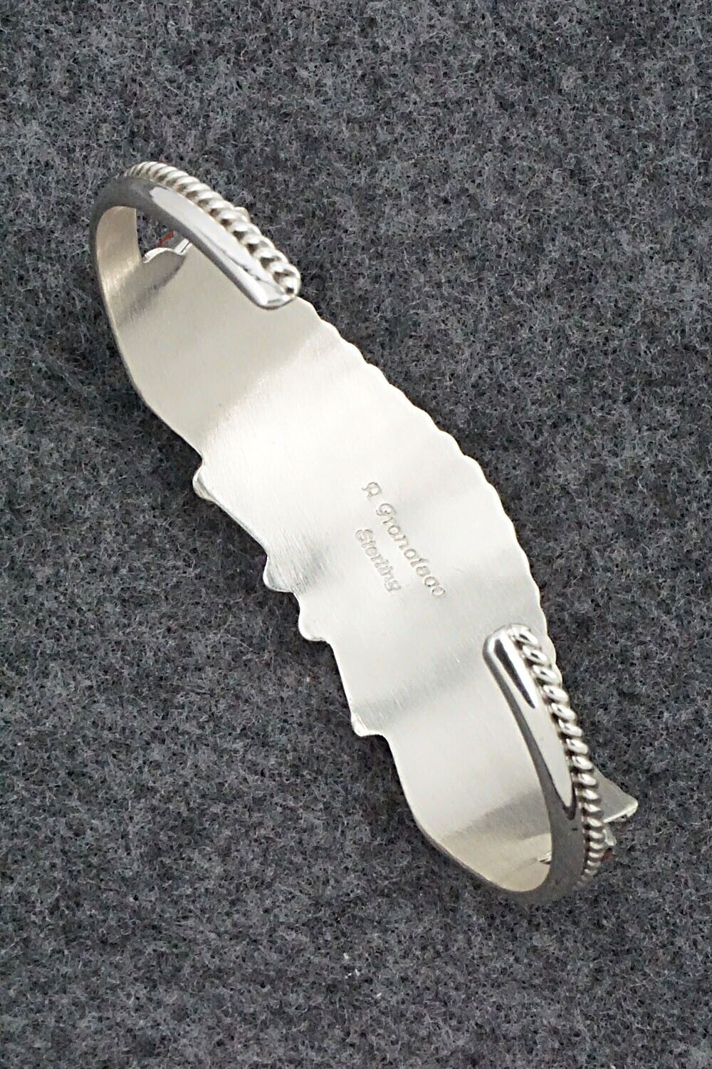 Coral & Sterling Silver Bracelet - Roland Francisco