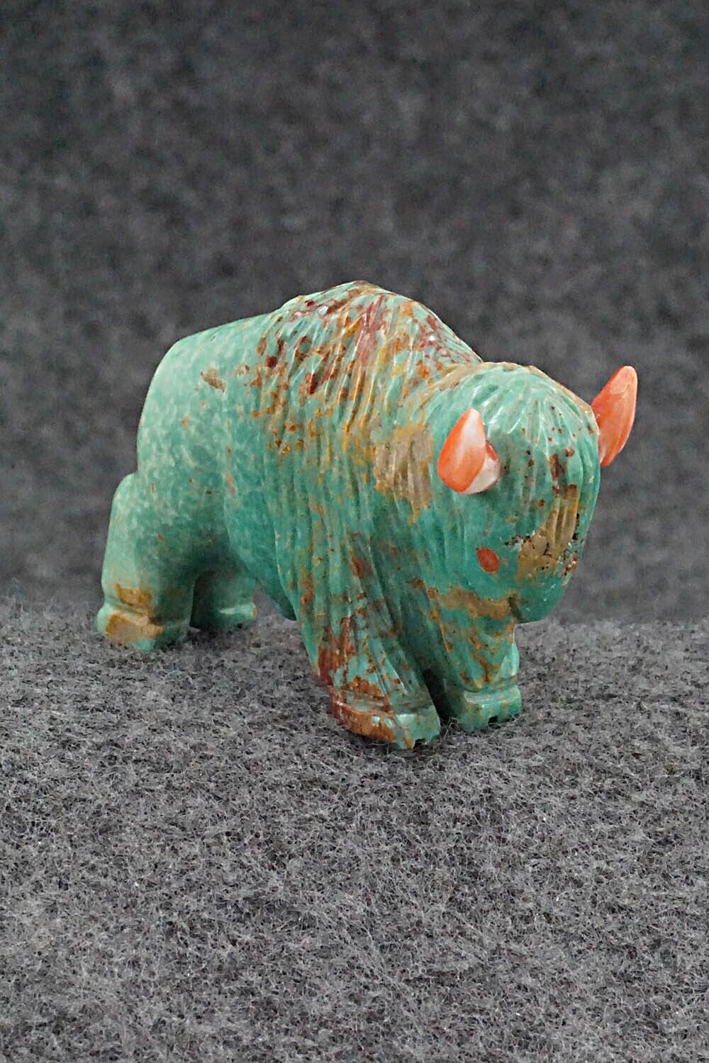 Buffalo Zuni Fetish Carving - Andres Quandelacy