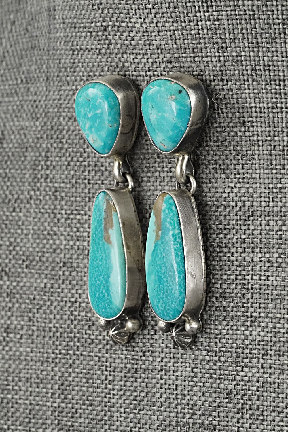 Turquoise & Sterling Silver Necklace Set - Darrin Livingston