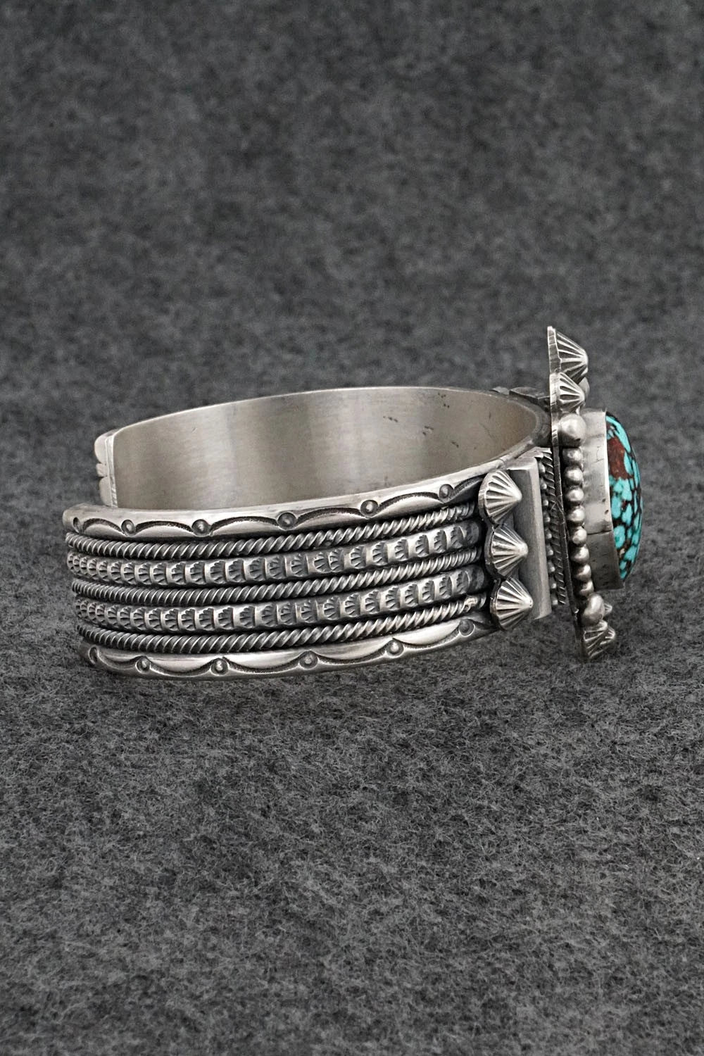 Turquoise & Sterling Silver Bracelet - Michael Calladitto