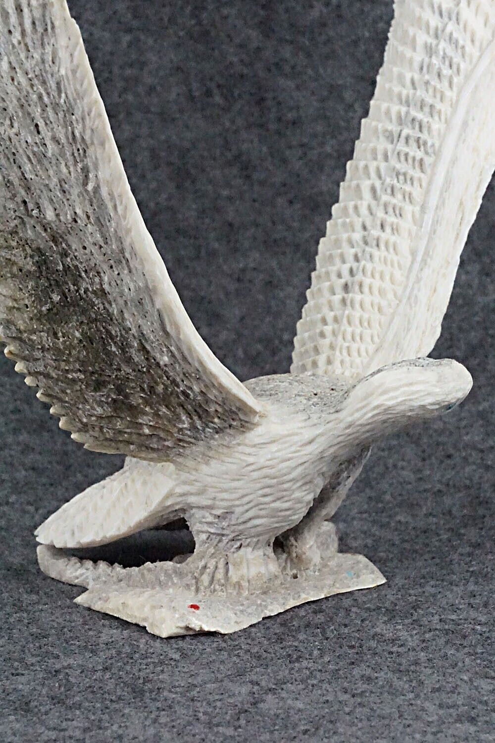 Eagle Zuni Fetish Carving - Todd Lowsayatee