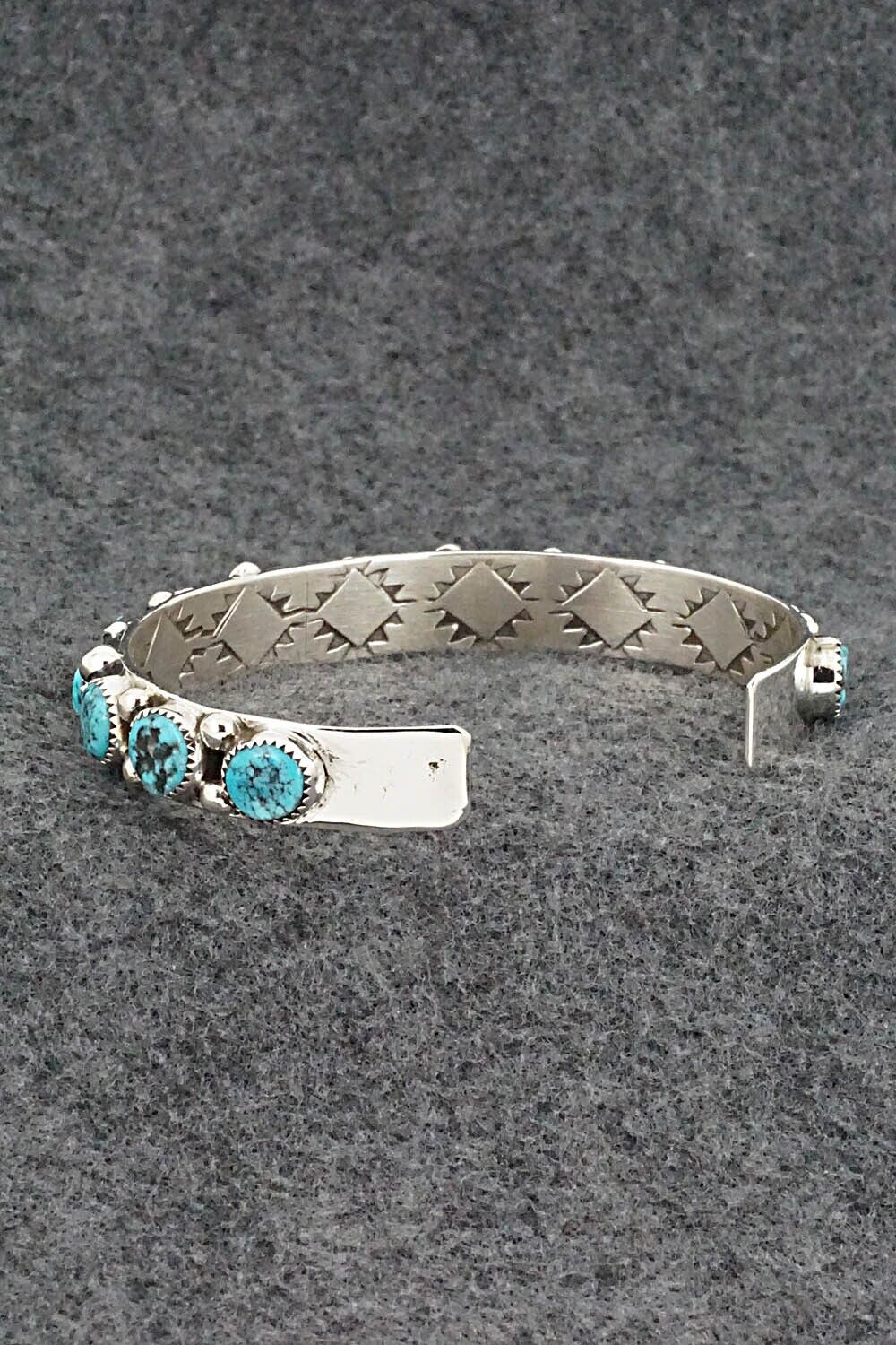 Turquoise & Sterling Silver Bracelet - Darlene Begay
