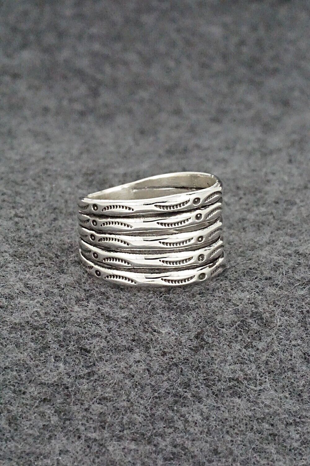 Sterling Silver Ring - Raymond Coriz - Size 8.5