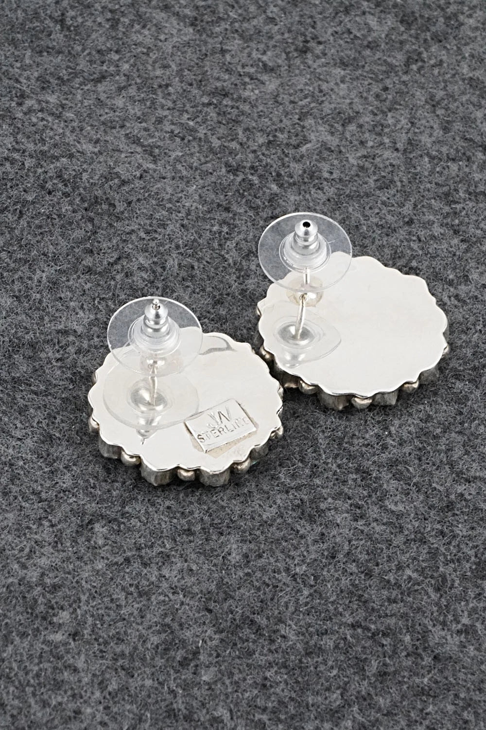 Turquoise & Sterling Silver Earrings - Justina Wilson