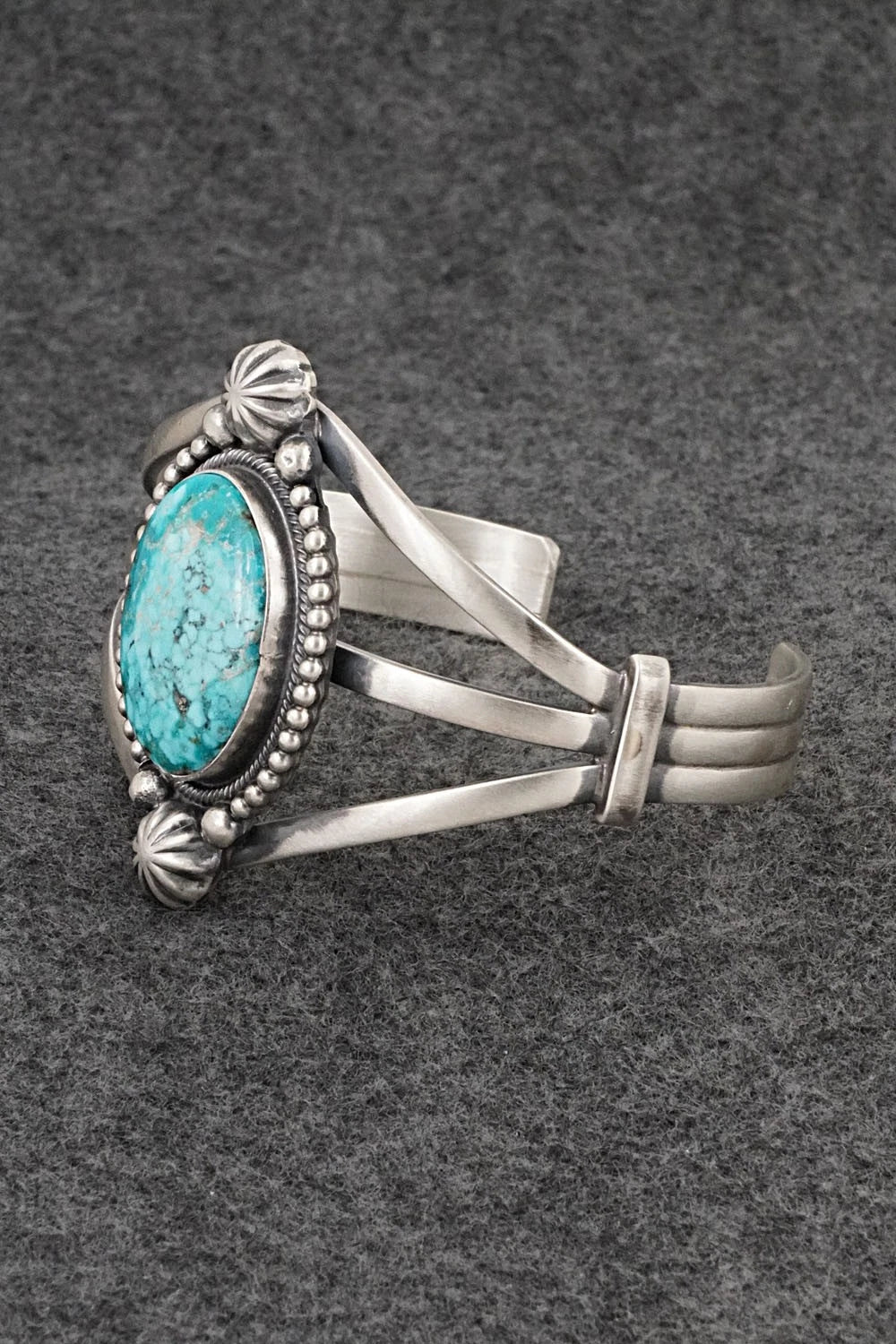 Turquoise & Sterling Silver Bracelet - Darrin Livingston
