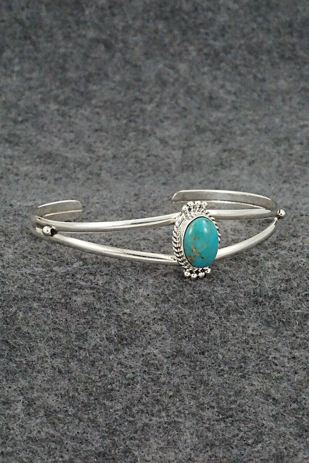 Turquoise & Sterling Silver Bracelet - Jan Mariano