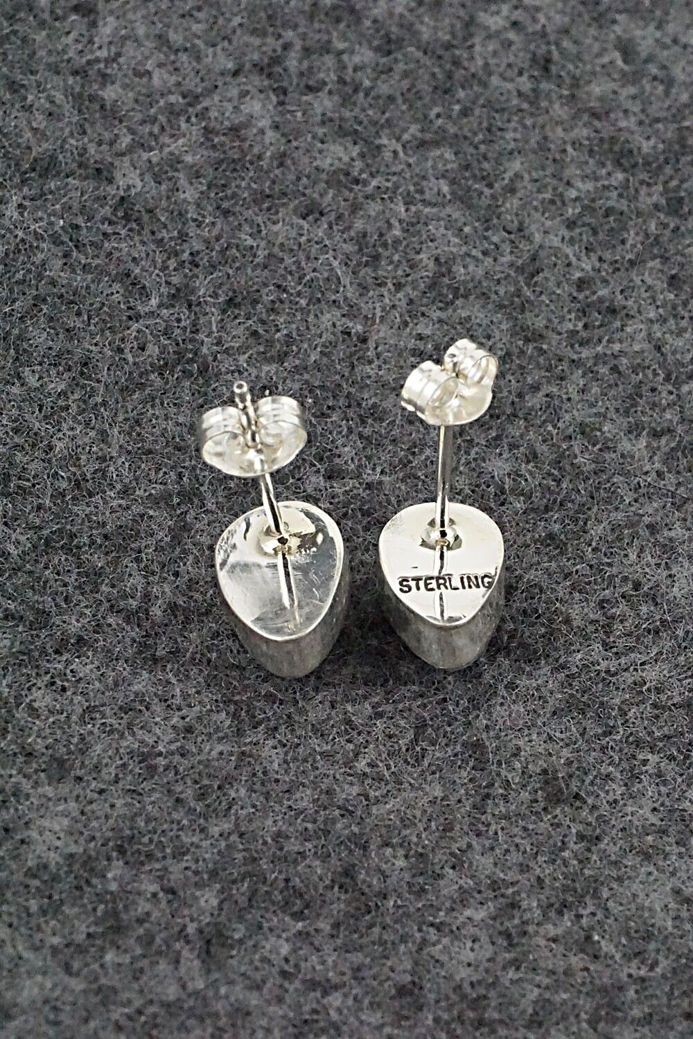Turquoise & Sterling Silver Earrings - Marco Begaye