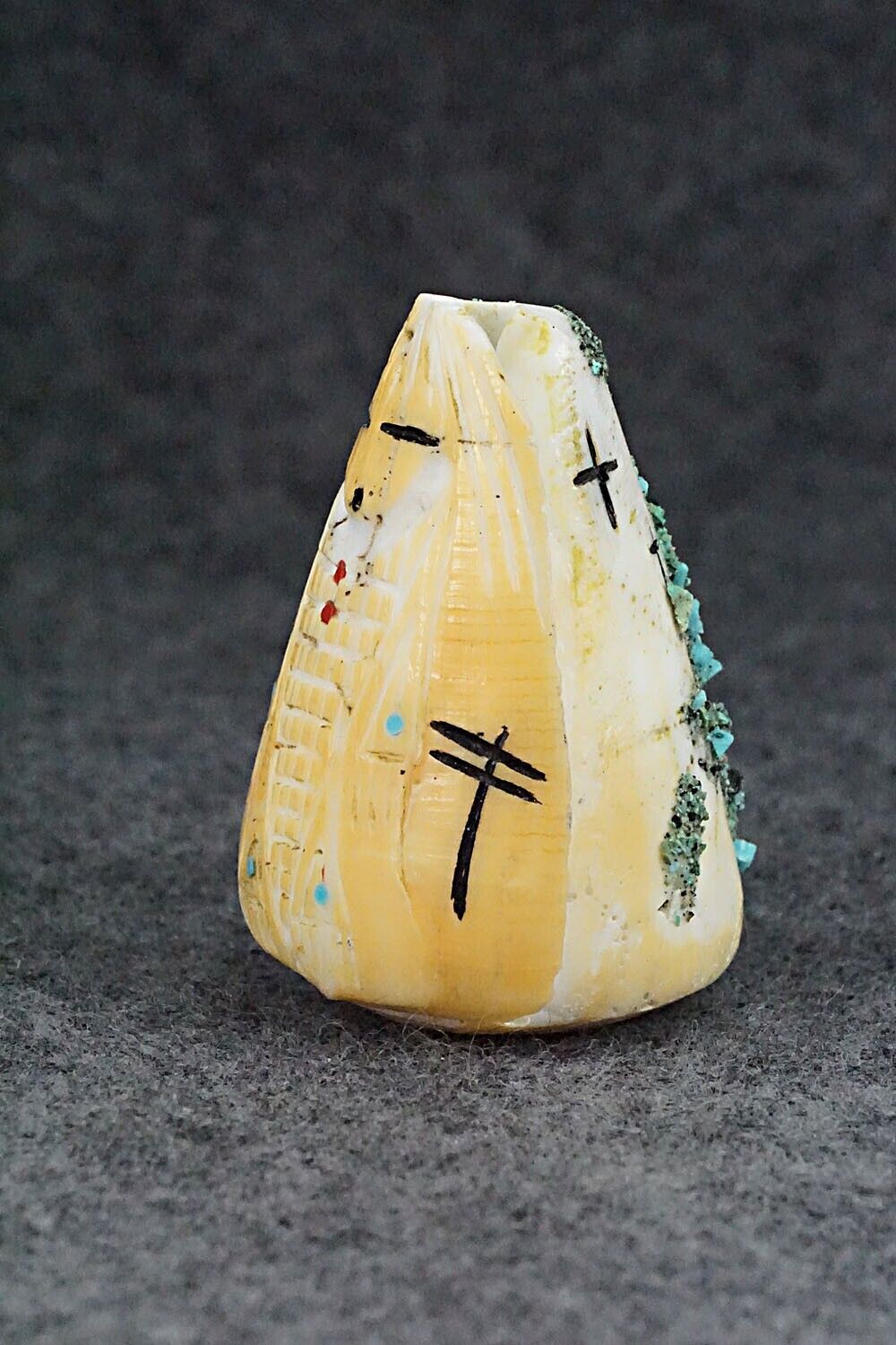 Corn Maiden Zuni Fetish Carving - Kevin Quam