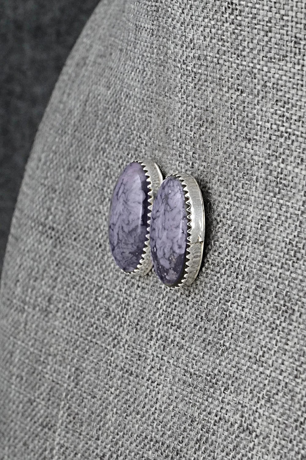 Morado & Sterling Silver Earrings - Murray Hannaweeka
