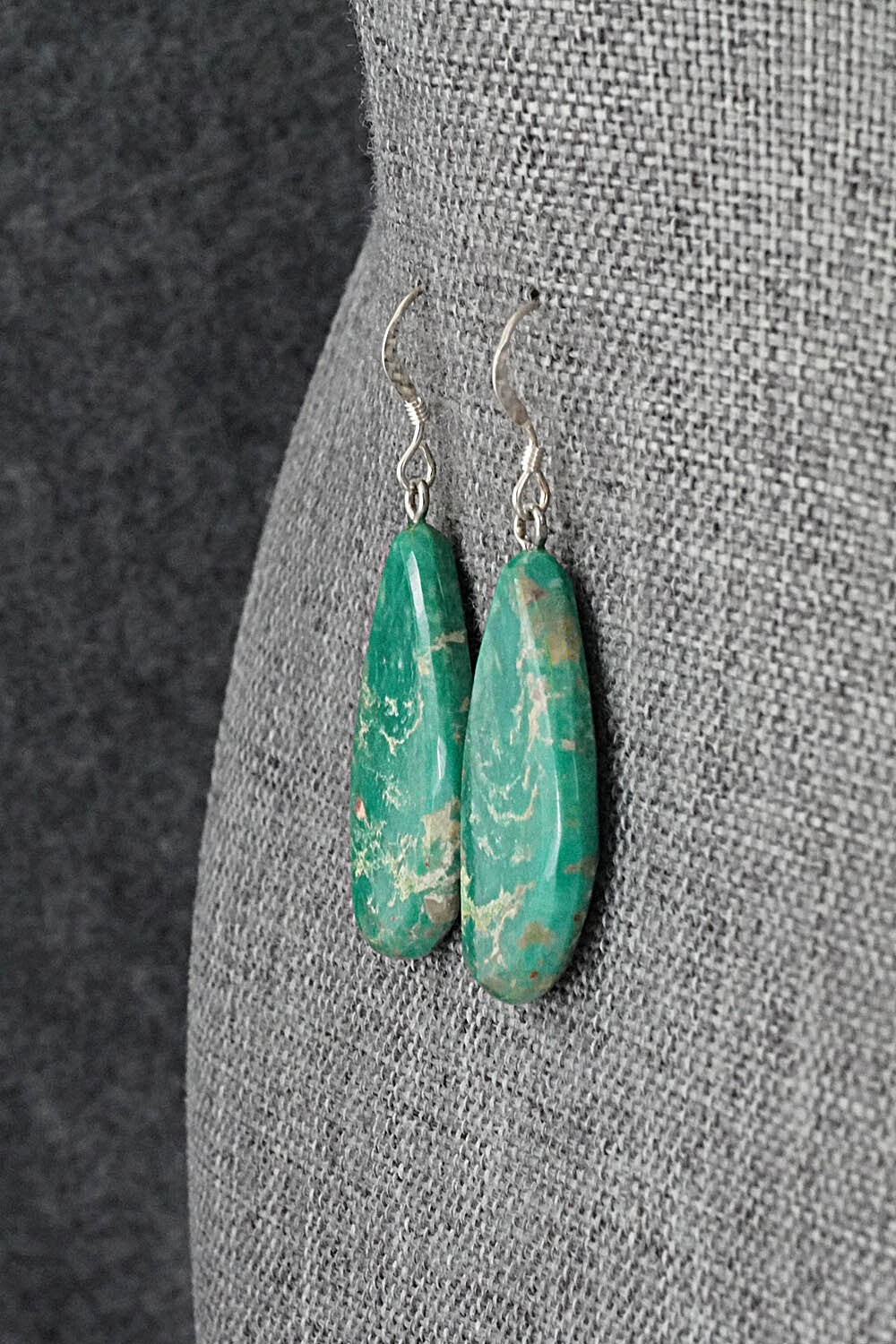Turquoise & Sterling Silver Earrings - Tammy Nolcot
