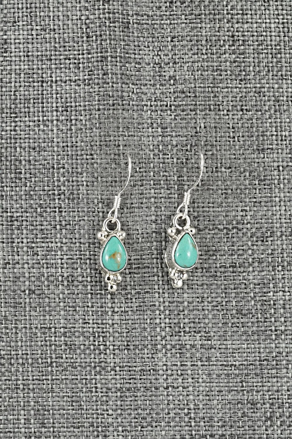 Turquoise and Sterling Silver Earrings - Sharon McCarthy