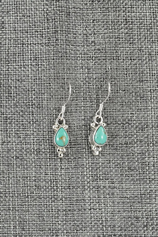 Turquoise and Sterling Silver Earrings - Sharon McCarthy
