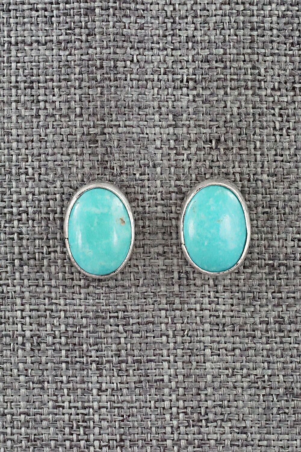 Turquoise & Sterling Silver Earrings - Marco Begaye