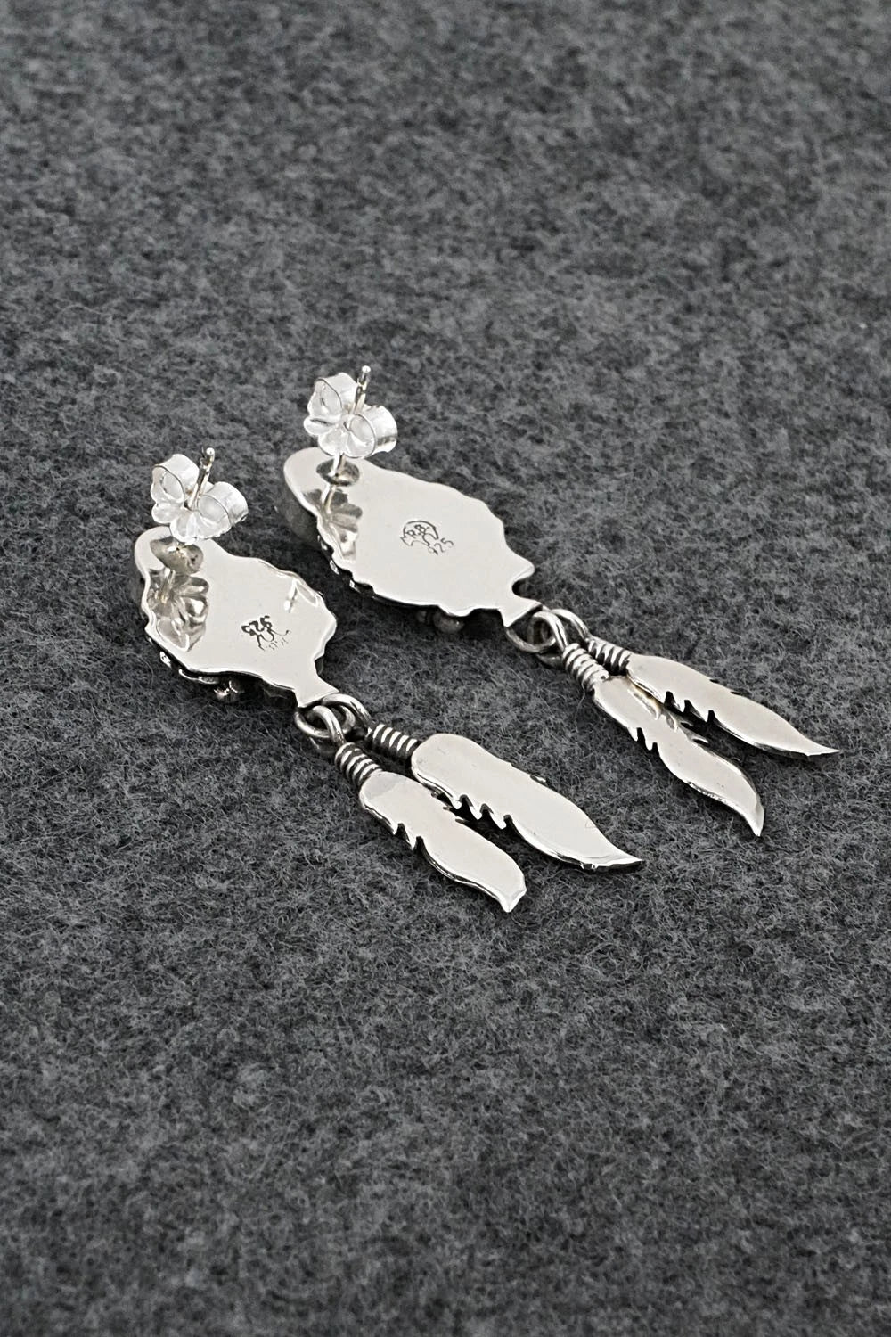 Turquoise & Sterling Silver Earrings - Marie Bahe