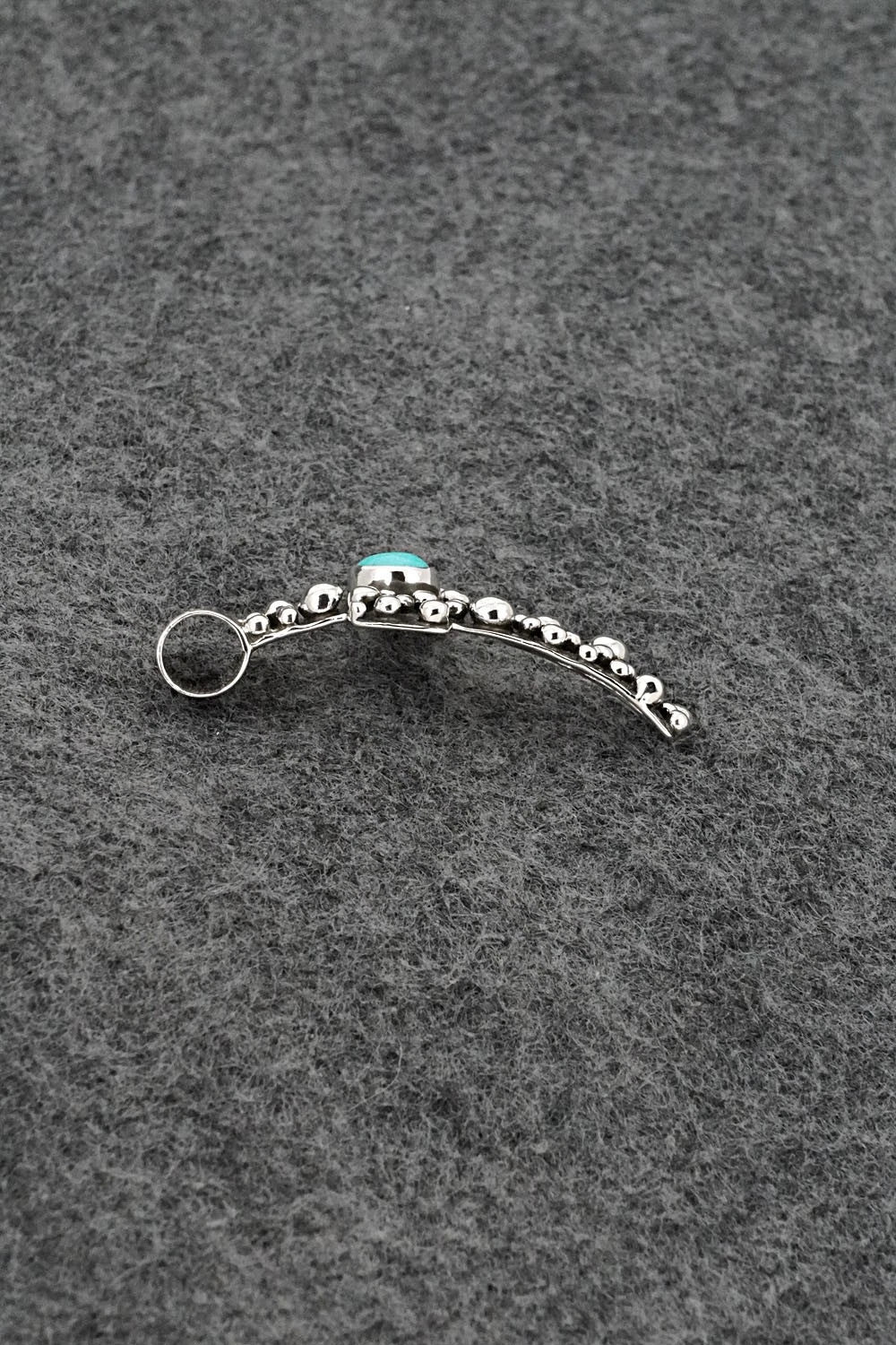 Turquoise & Sterling Silver Pendant - Akee Douglas