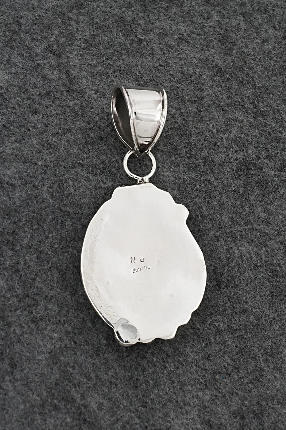 Turquoise & Sterling Silver Pendant - Phil Nez