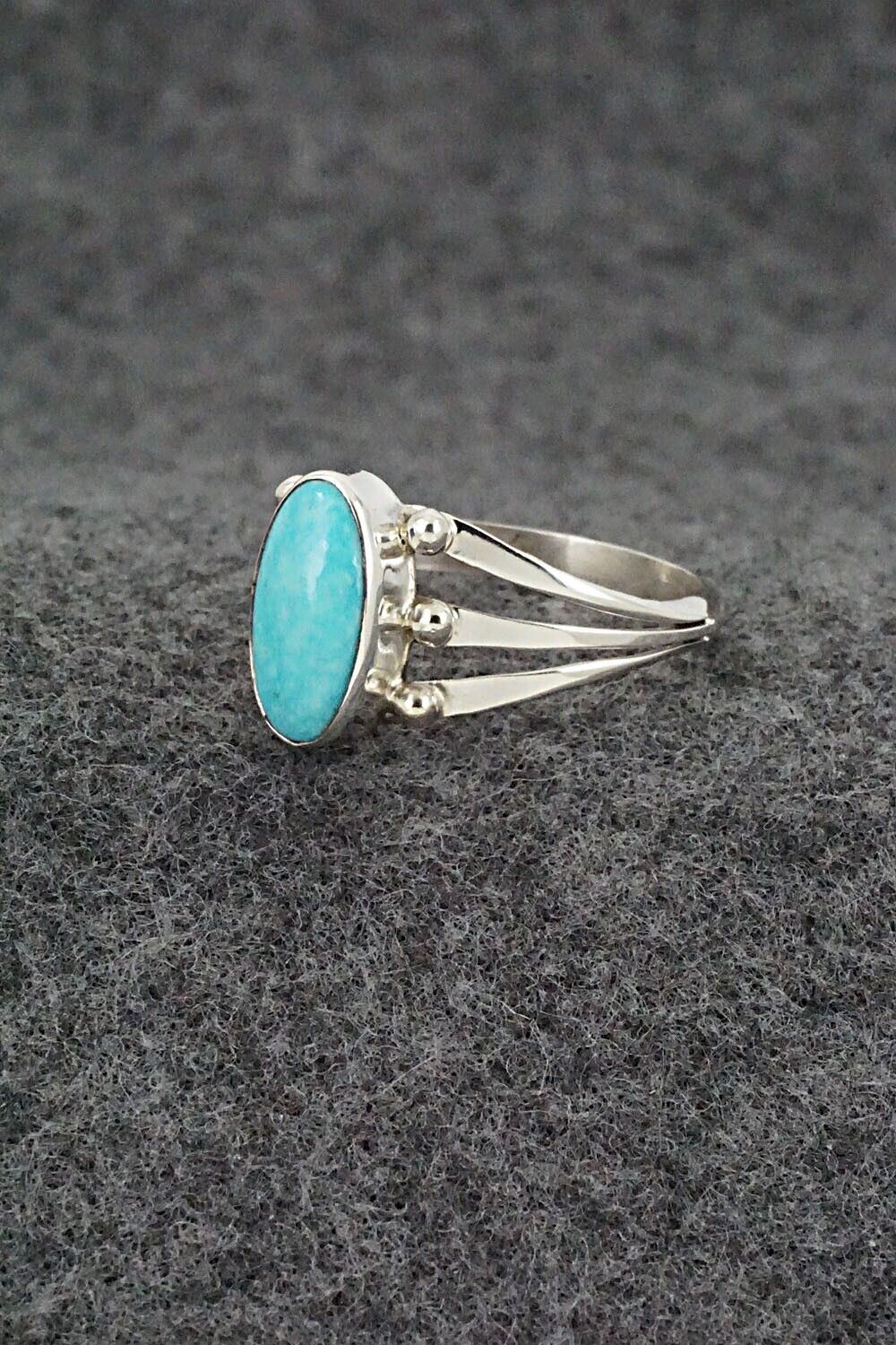 Turquoise & Sterling Silver Ring - Paige Gordon - Size 9