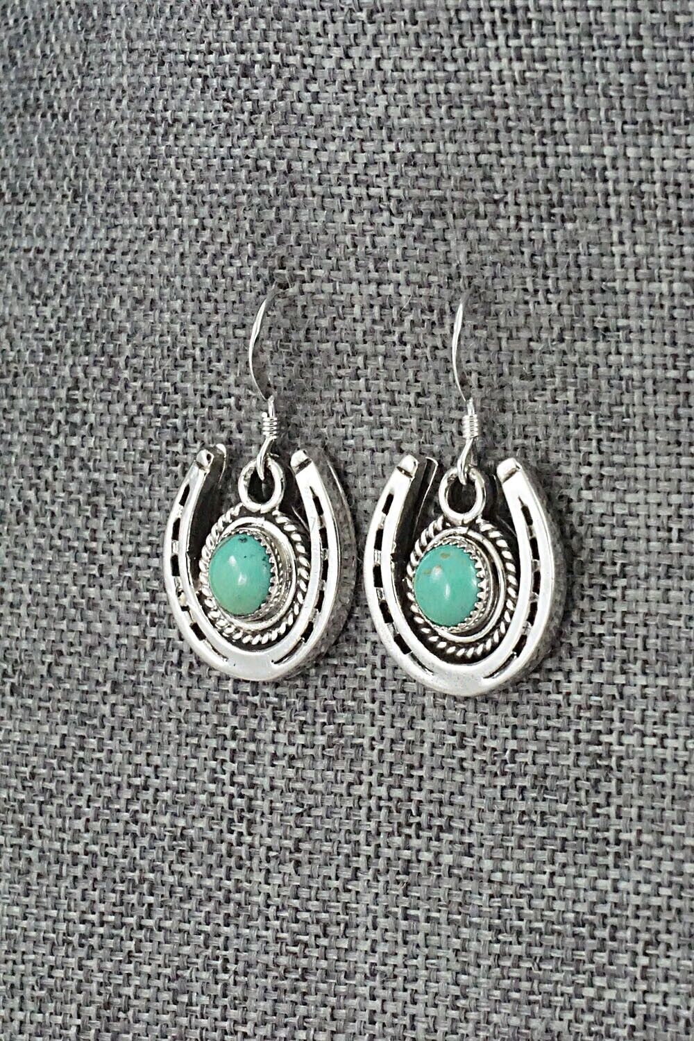 Turquoise and Sterling Silver Earrings - Sharon McCarthy