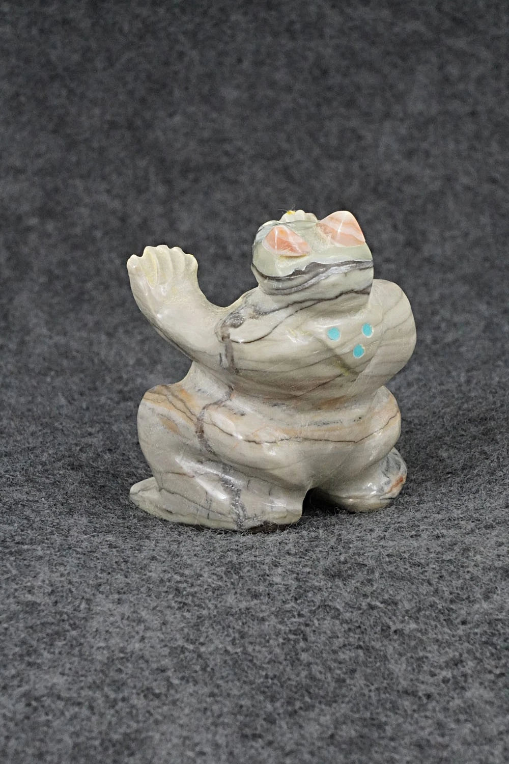 Frog Zuni Fetish Carving - Freddie Leekya