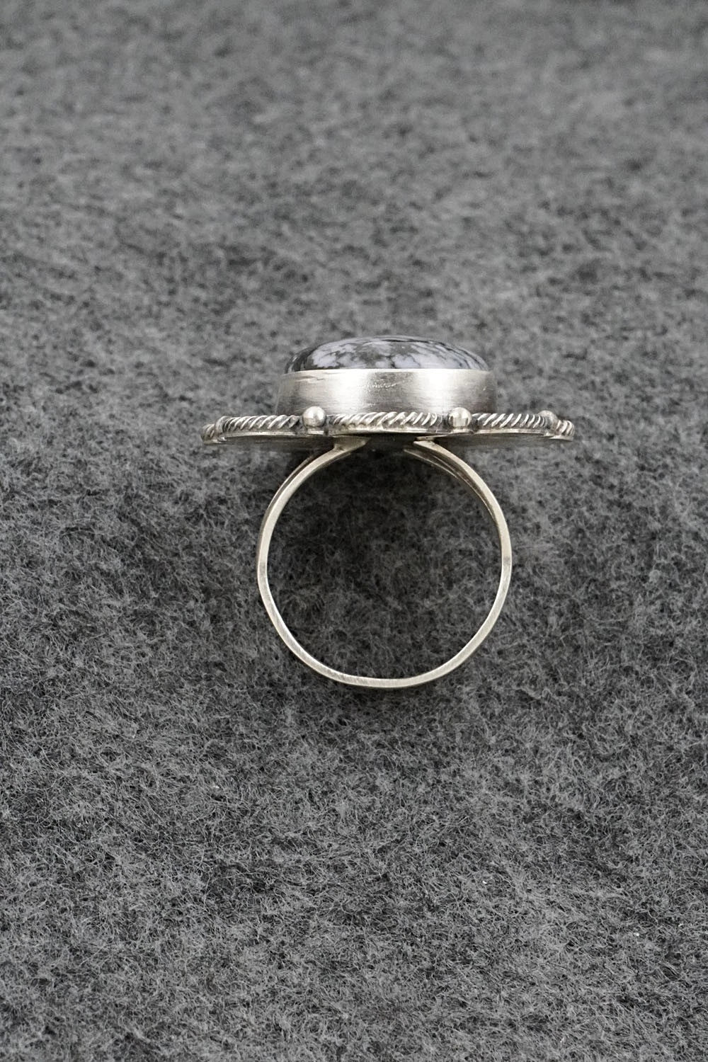 Morado & Sterling Silver Ring - Darrin Livingston - Size 7.5