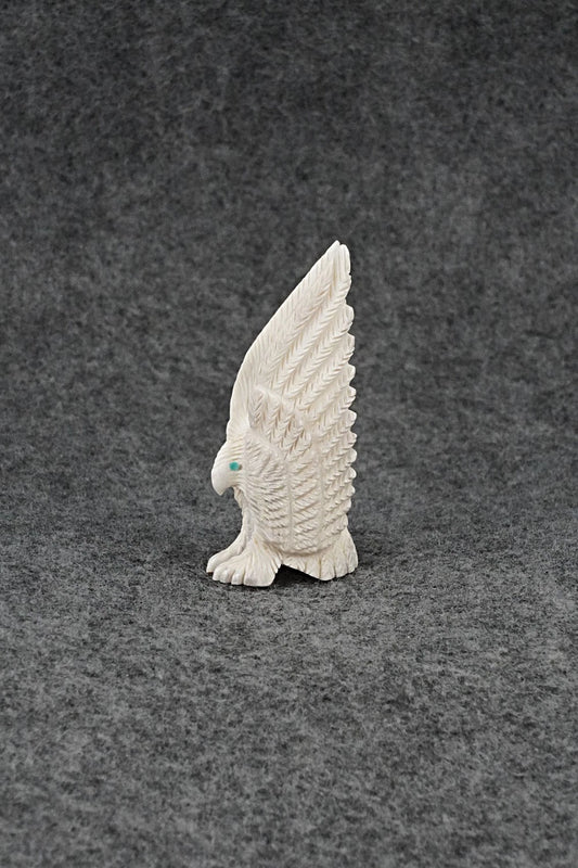 Eagle Zuni Fetish Carving - Justin Hustito