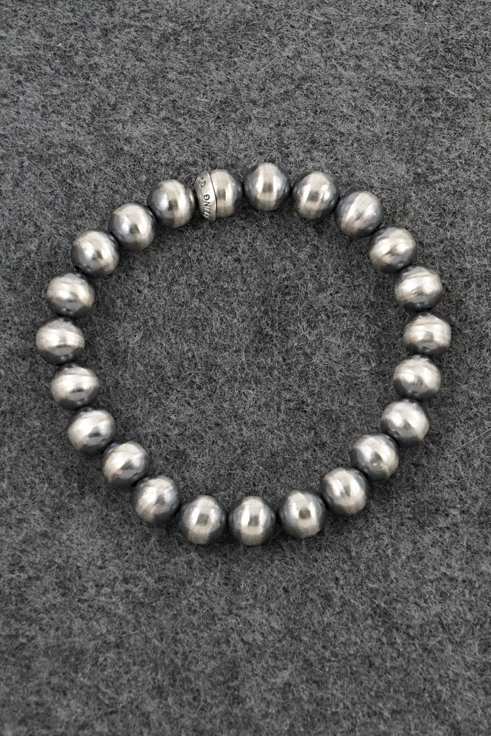 Sterling Silver Navajo Pearl Bracelet - Bryannen Halwood