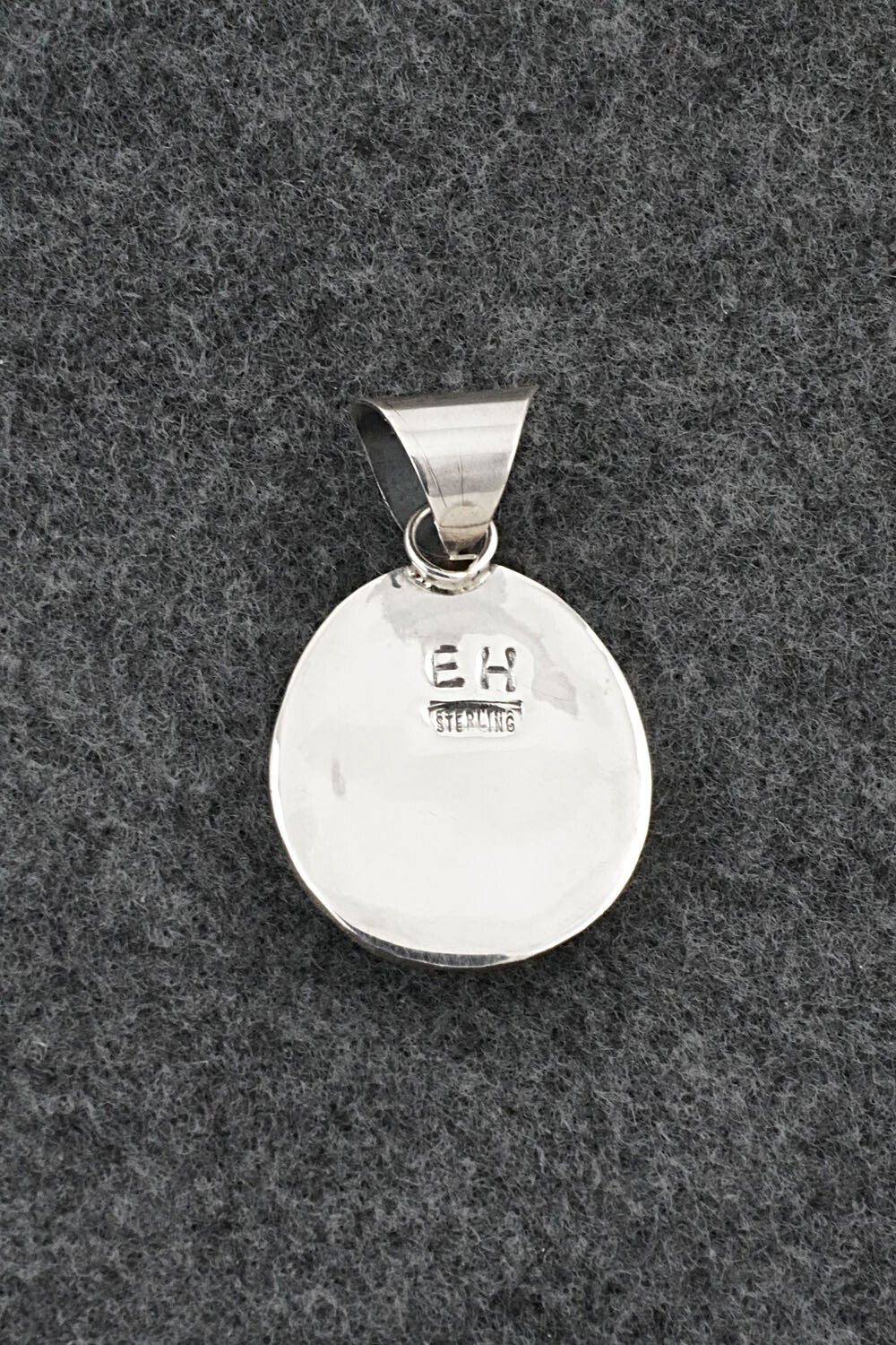Turquoise & Sterling Silver Pendant - Ernest Hawthorne